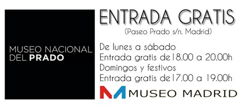 museu do prado entrada gratuita.